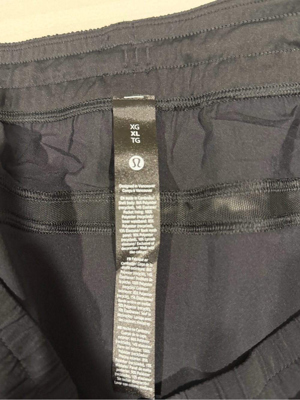 NEW Men’s Lululemon Pace Breaker Short 7" LL - Hawaii Exclusive Decal XL Black - Picture 4 of 4